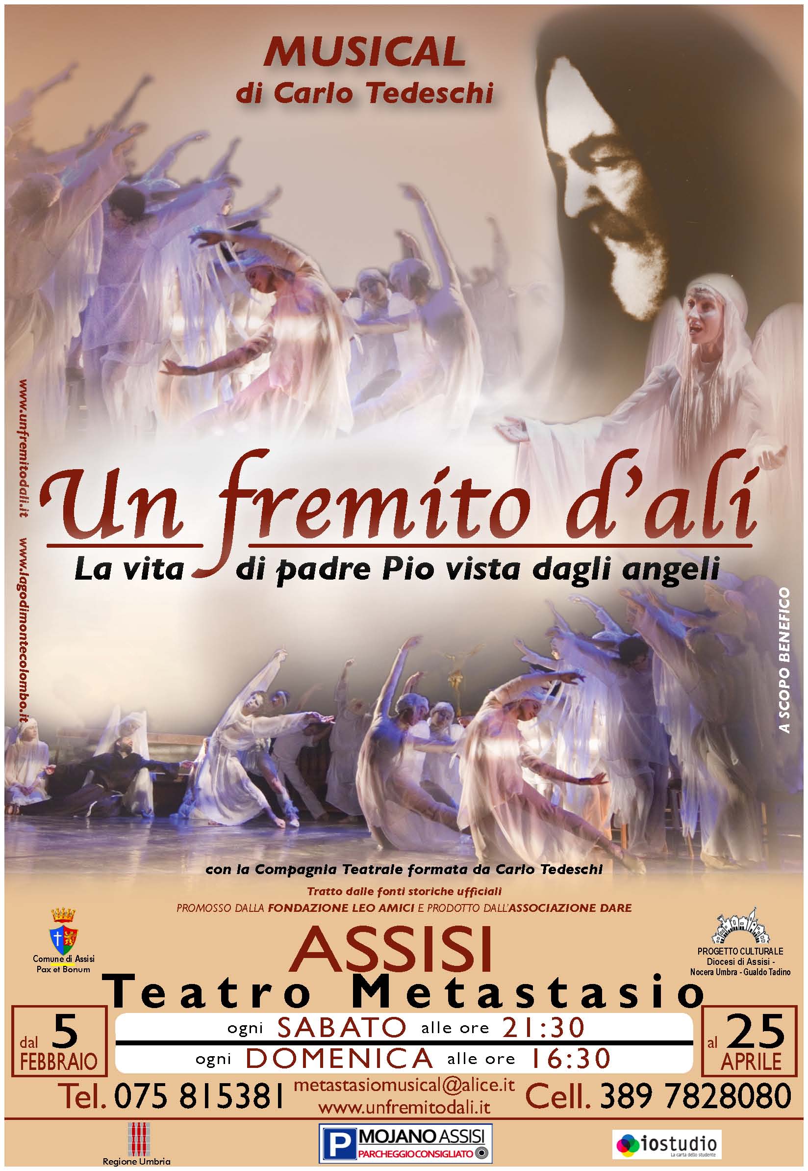 SUCCESSO PER IL DEBUTTO AL TEATRO METASTASIO DI ASSISI DI UN FREMITO D