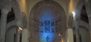 L'abside della chiesa medievale dei santi Rufo e Carponio in Capua